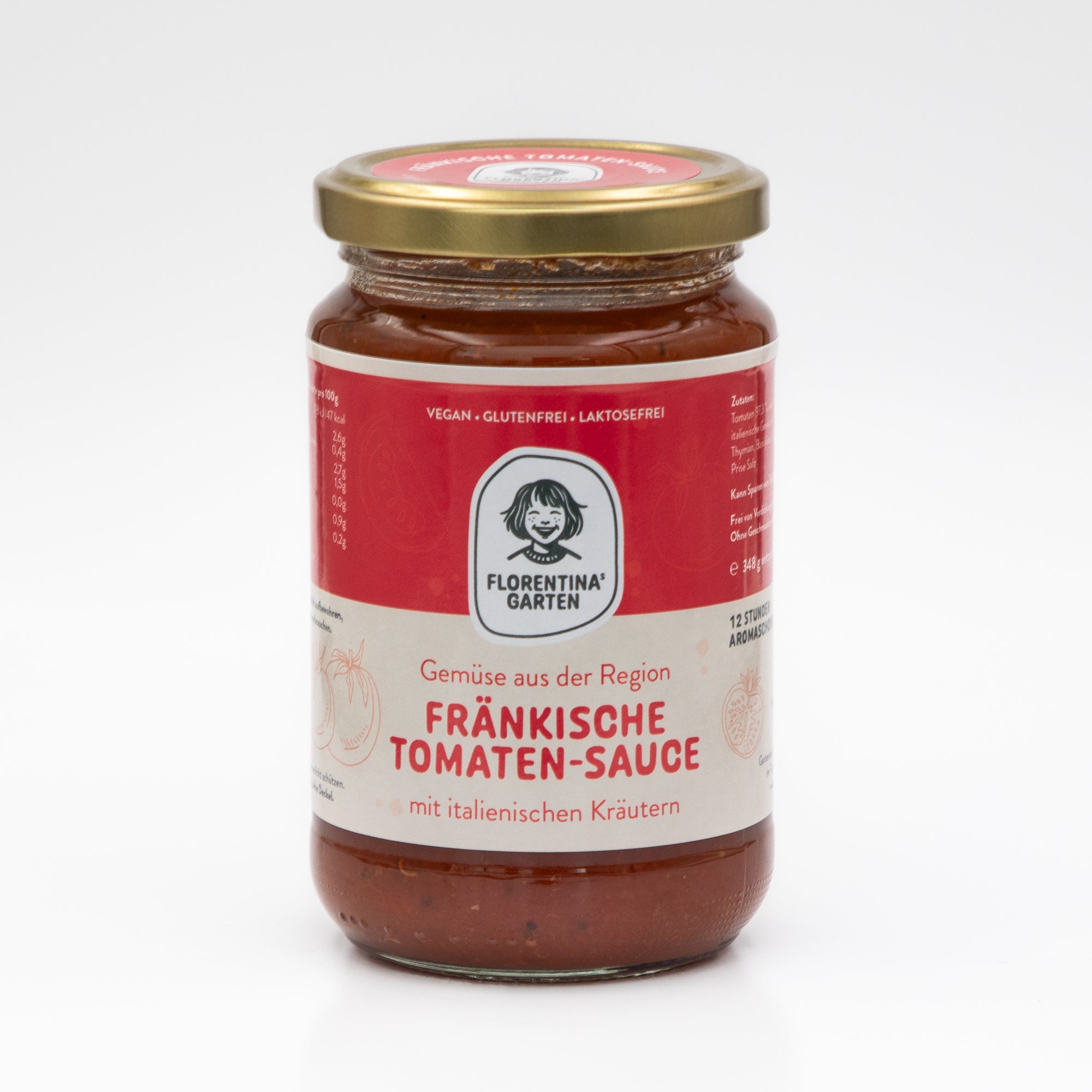 Fränkische Tomaten-Sauce (doppelt soviel Tomate dank Sugoverfahren)
